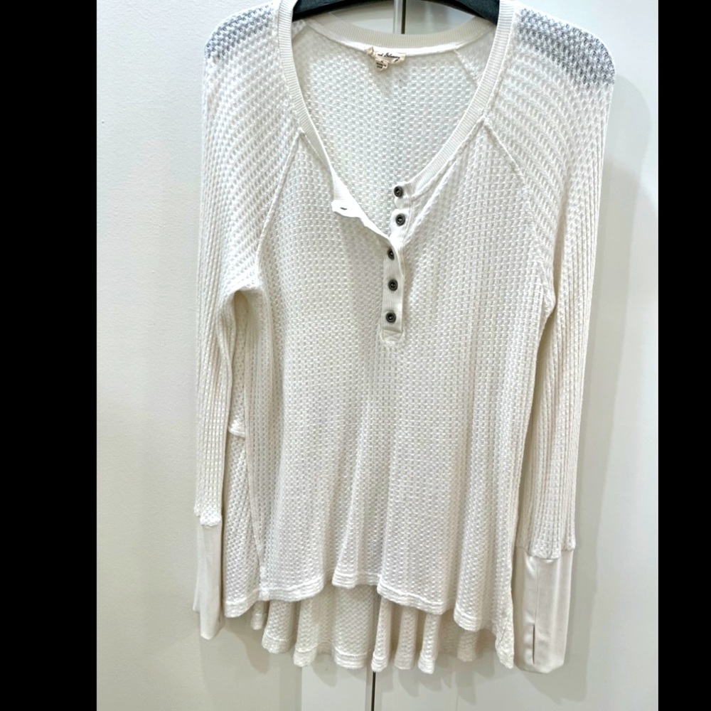 Jane and Delancey off-white tunic